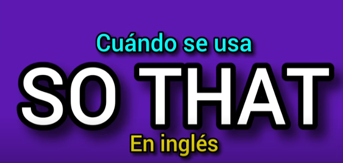 So That